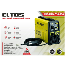 Напівавтомат зварювальний Eltos MIG/MMA/TIG 330