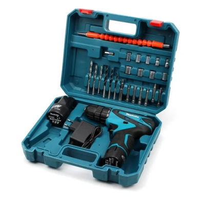 Шуруповерт Makita DF330DWE 12V Li-ion,3Ah з набором інструментів