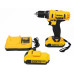 Шуруповерт акумуляторний DeWalt DCD791 (24В, 5 А/год) та набір інструментів у футлярі