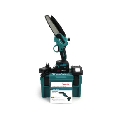 Пила аккумуляторная цепная Makita DUC155HN (24V 5AH, шина 15см)