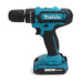 Шуруповерт ударный Makita 550DWE (24 В,5Ач) увеличенный набор инструментов в кейсе