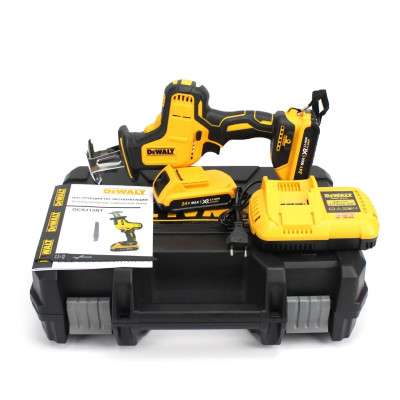 Пила шабельна акумуляторна DeWalt DCS312NT (24V, 5AH)
