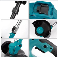 Акумуляторна газонокосилка Makita UR100DW (48V, 6AH, 2 АКБ з колесами)