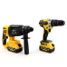 Набор аккумуляторный 3в1 DeWalt 36V (Перфоратор DeWalt DCH133NT + Шуруповерт DeWalt DCD996 + Угловая шлифмашина DeWalt DCG409)
