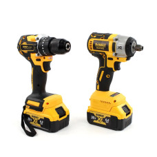 Набір 3в1 DeWalt 36V (викрутка DCD796 + кутова шліфувальна машина DCG409 + гайковий ключ DCF922)