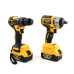 Набір 3в1 DeWalt 36V (викрутка DCD796 + кутова шліфувальна машина DCG409 + гайковий ключ DCF922)