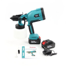 Пістолет-фарбопульт Makita JK-SG1 (36в, 6Аг, три форсунки)