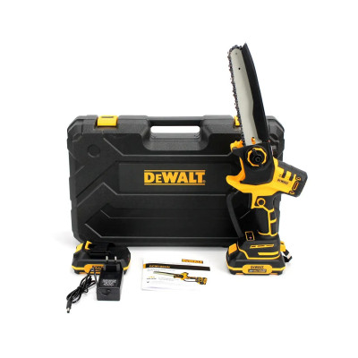 Пила міні акумуляторна DeWalt DCM190HN (безщіткова,24В,5Ач, 15см) 