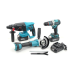 Набір акумуляторний 3в1 Makita 36V Перфоратор + Шуруповерт + Болгарка