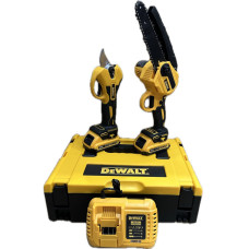 Набір 2в1 АКБ DeWalt 24V (DCM160N пила(змащення ланцюга) + секатор DCMPP540P1)