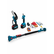 Набір для саду Makita 48V 3в1 (2 ланцюги, секатор DUP365+DUC155Z пилка+телескоп 2,6м)